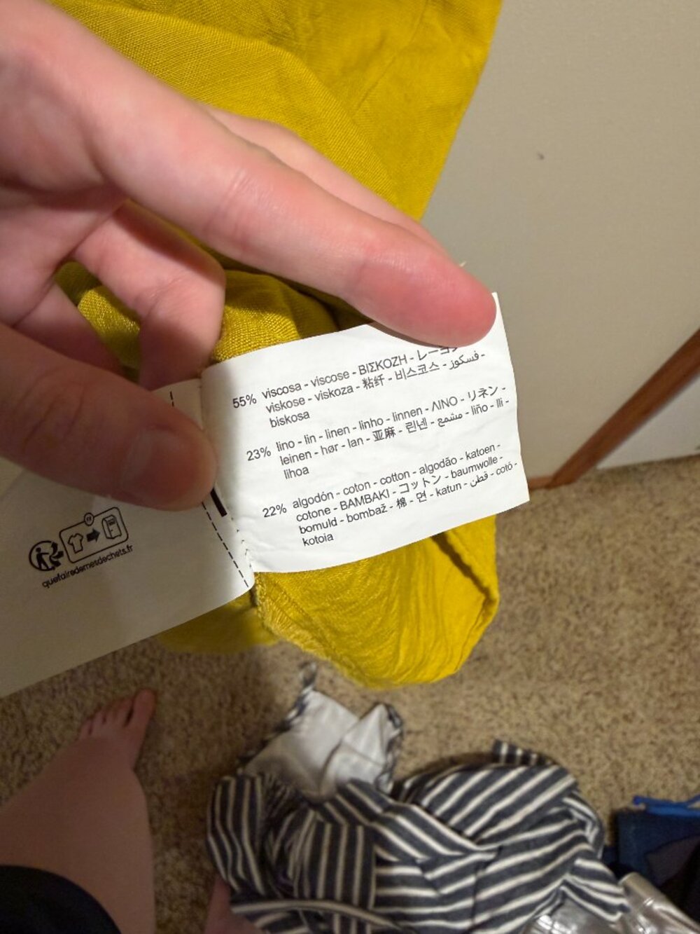 Zara Yellow Linen Blend Kaftan Caftan Midi Dress V Neck Short Sleeve - Picture 12 of 13
